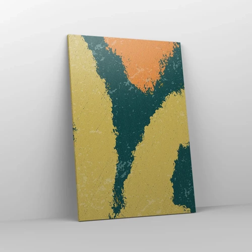 Schilderen op canvas - Abstractie – langzame beweging - 70x100 cm