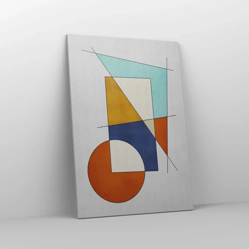 Schilderen op canvas - Abstractie: modernistisch plezier - 70x100 cm