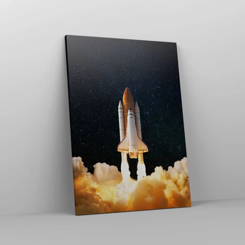 Schilderen op canvas - Advertentie astra! - 50x70 cm