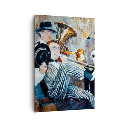 Schilderen op canvas - Al die jazz - 70x100 cm