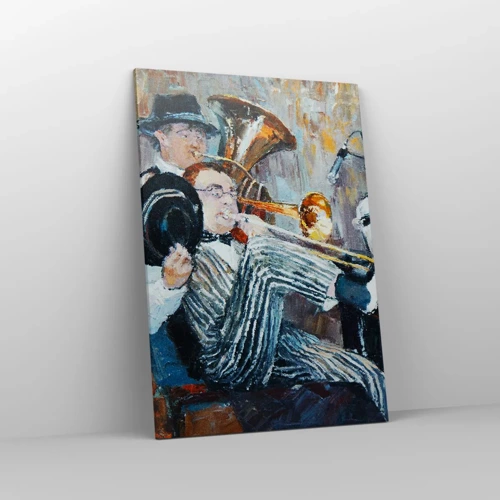 Schilderen op canvas - Al die jazz - 70x100 cm