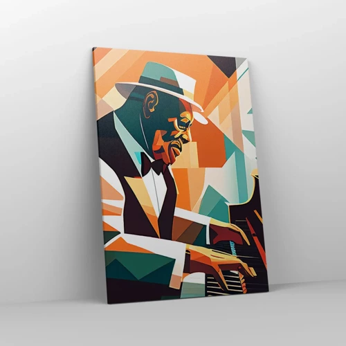 Schilderen op canvas - Al die jazz - 70x100 cm