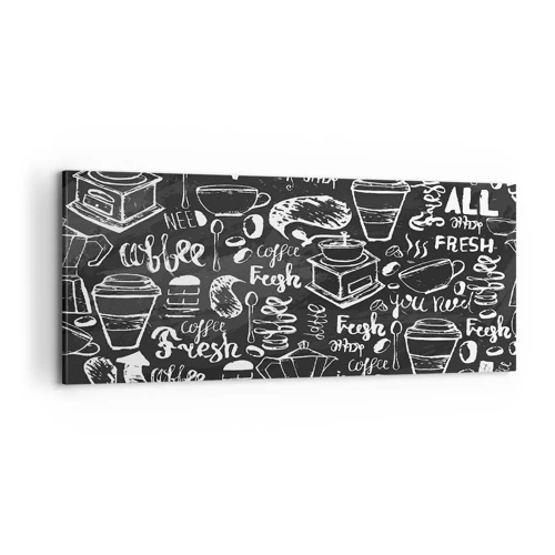 Schilderen op canvas - Alles wat je nodig hebt is… - 100x40 cm