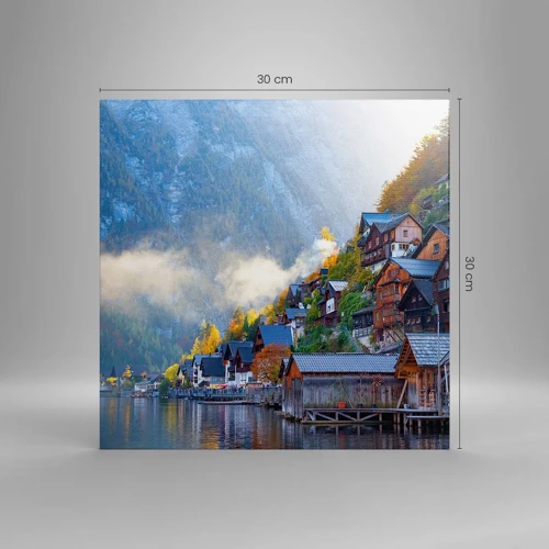 Schilderen op canvas - Alpine sfeer - 30x30 cm