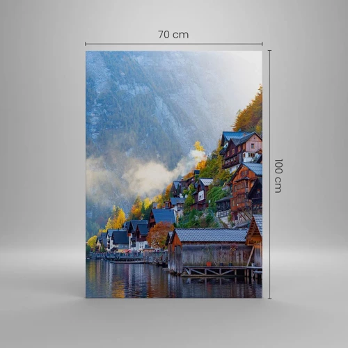 Schilderen op canvas - Alpine sfeer - 70x100 cm