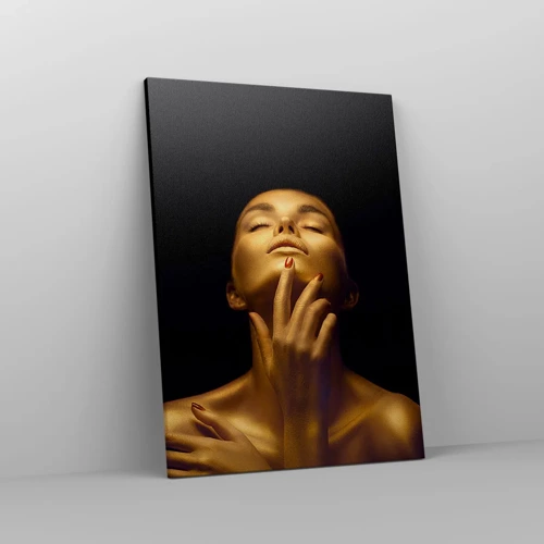 Schilderen op canvas - Als gouden zijde - 50x70 cm