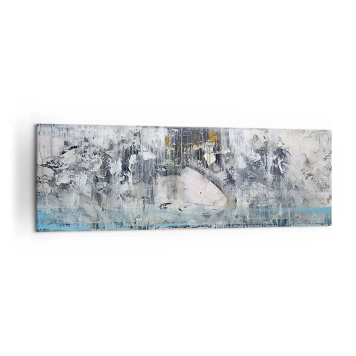 Schilderen op canvas - Als op ijs, als zo moeizaam - 160x50 cm
