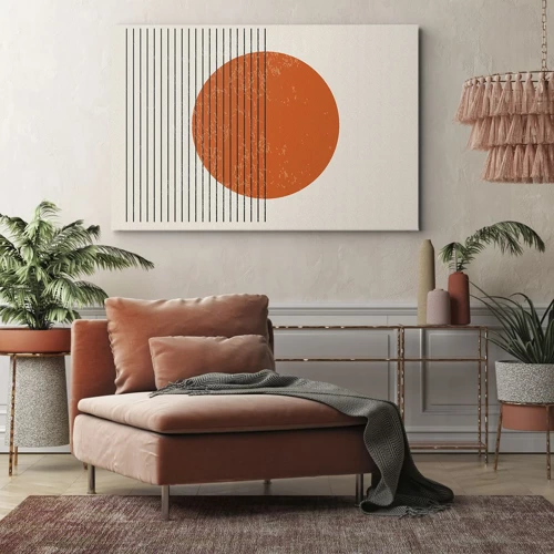 Schilderen op canvas - Altijd de zon - 100x70 cm