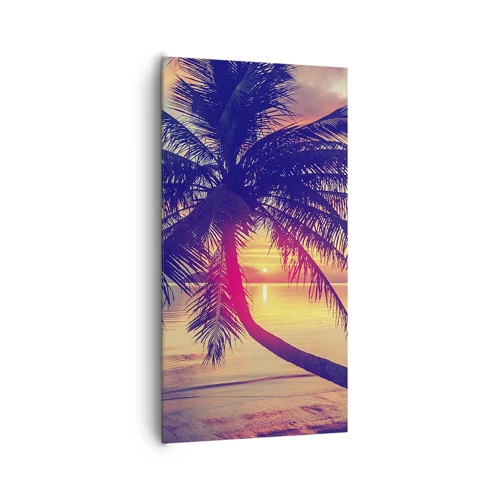 Schilderen op canvas - Avond onder de palmbomen - 65x120 cm
