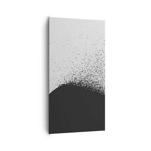 Schilderen op canvas - Beweging van moleculen - 65x120 cm