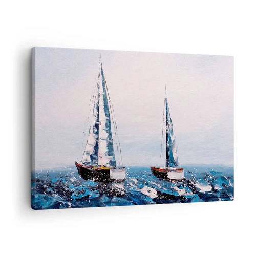 Schilderen op canvas - Broederschap van de wind - 70x50 cm
