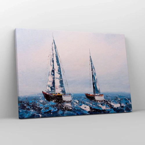 Schilderen op canvas - Broederschap van de wind - 70x50 cm