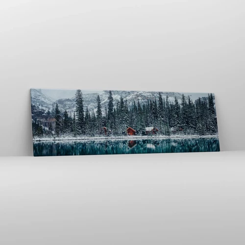 Schilderen op canvas - Canadese stilte - 160x50 cm