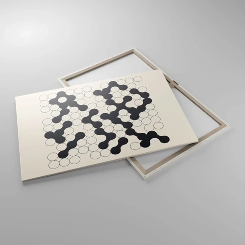 Schilderen op canvas - Chinees spel – variatie - 100x70 cm