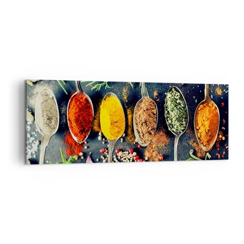 Schilderen op canvas - Culinaire magie - 140x50 cm