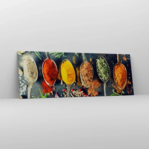 Schilderen op canvas - Culinaire magie - 140x50 cm