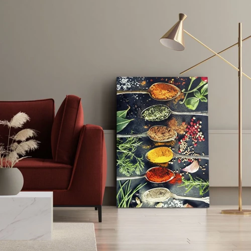 Schilderen op canvas - Culinaire magie - 45x80 cm
