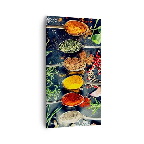 Schilderen op canvas - Culinaire magie - 55x100 cm