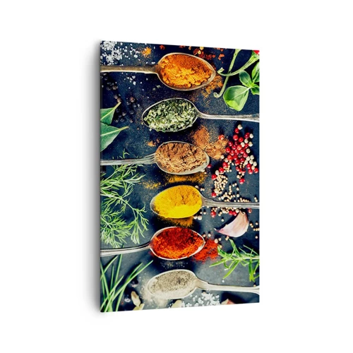 Schilderen op canvas - Culinaire magie - 80x120 cm