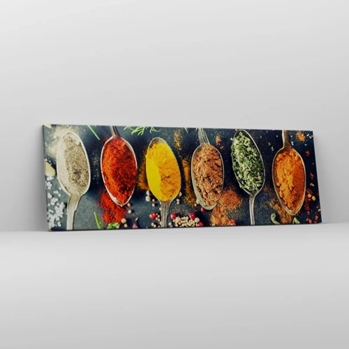 Schilderen op canvas - Culinaire magie - 90x30 cm
