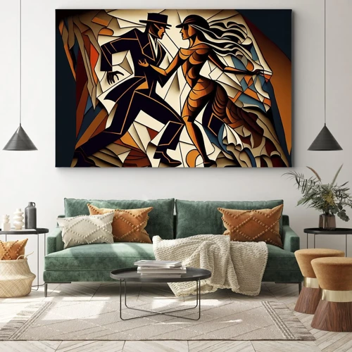 Schilderen op canvas - Dans van pasie - 70x50 cm