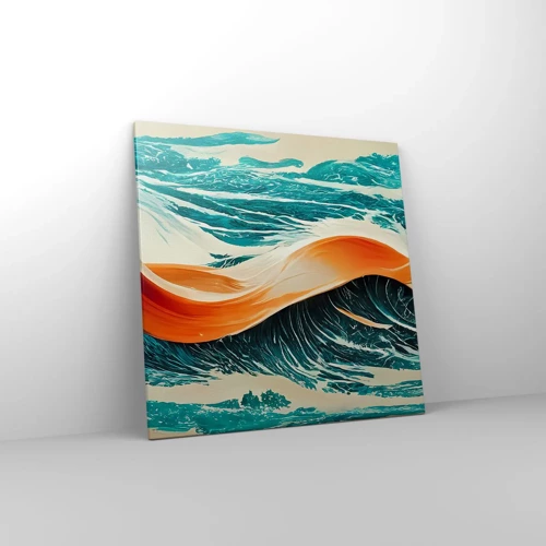 Schilderen op canvas - De droom van elke surfer - 70x70 cm