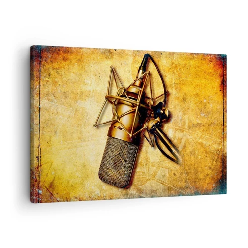 Schilderen op canvas - De gouden jaren van radio - 70x50 cm