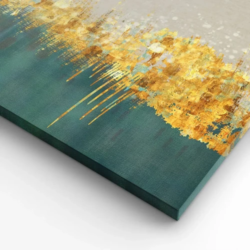 Schilderen op canvas - De gouden rand - 80x120 cm