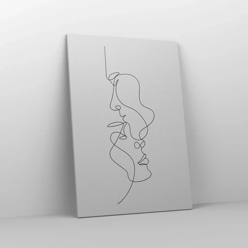Schilderen op canvas - De hitte van bittere verlangens - 70x100 cm