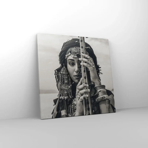 Schilderen op canvas - De muziek van het Oosten zelf - 40x40 cm