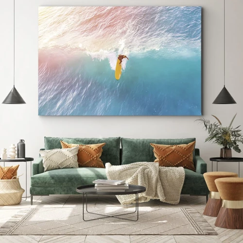 Schilderen op canvas - De oceaanruiter - 100x70 cm