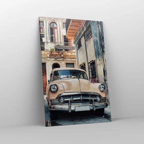 Schilderen op canvas - De siësta in Havana - 80x120 cm