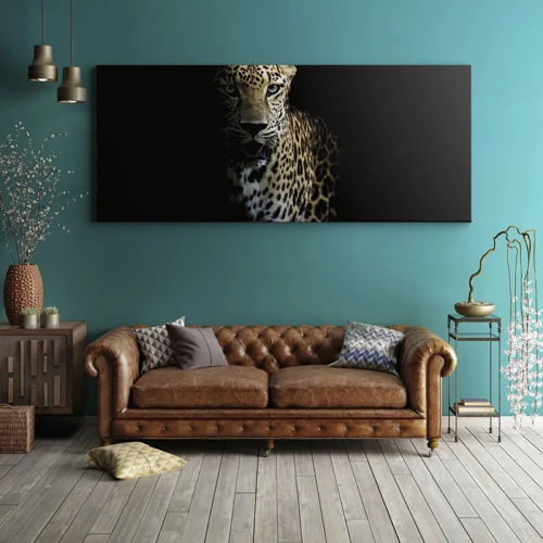 Schilderen op canvas - Donkere schoonheid - 100x40 cm