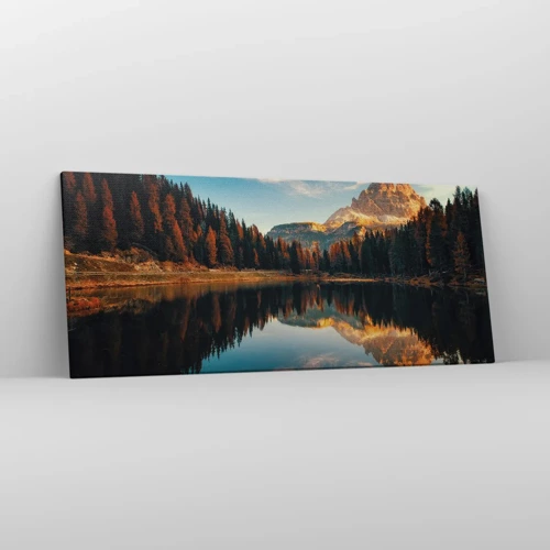 Schilderen op canvas - Dubbel landschap - 120x50 cm