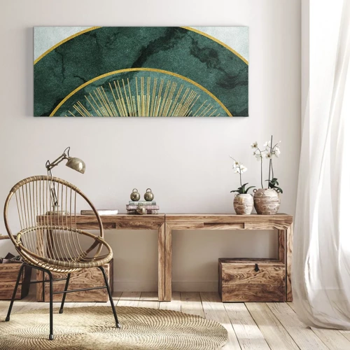 Schilderen op canvas - Een ander zonnestelsel - 100x40 cm