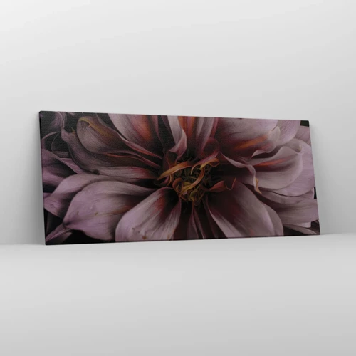 Schilderen op canvas - Een bloemenhart - 120x50 cm