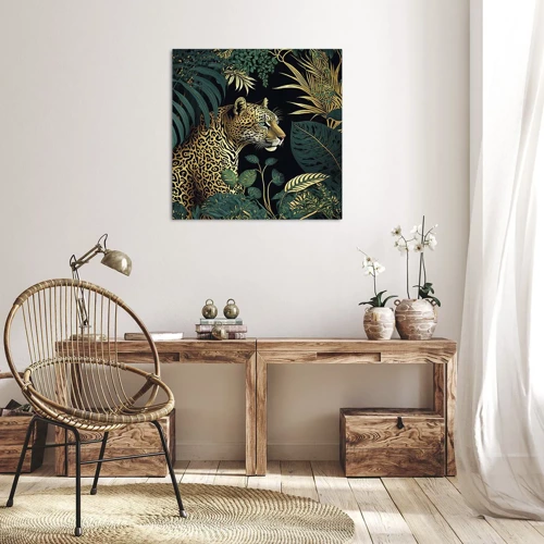 Schilderen op canvas - Een gastheer in de jungle - 30x30 cm