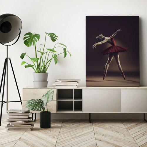 Schilderen op canvas - Een prima ballerina - 50x70 cm