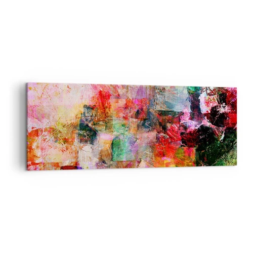 Schilderen op canvas - Een reis door de rozen - 140x50 cm