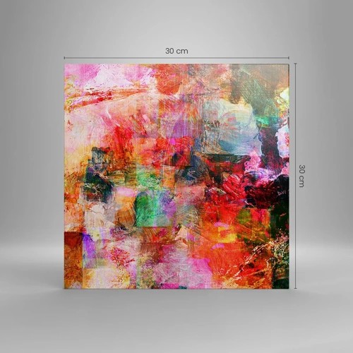 Schilderen op canvas - Een reis door de rozen - 30x30 cm