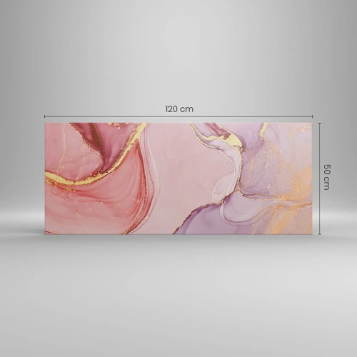 Schilderen op canvas - Een streling van kleuren - 120x50 cm