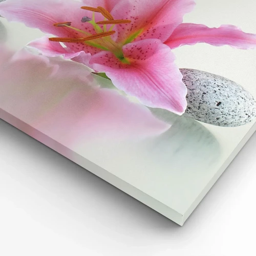 Schilderen op canvas - Een studie in roze, grijs en wit - 30x30 cm