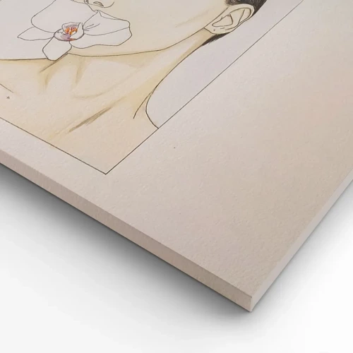 Schilderen op canvas - Een symbool van elegantie en schoonheid - 80x120 cm