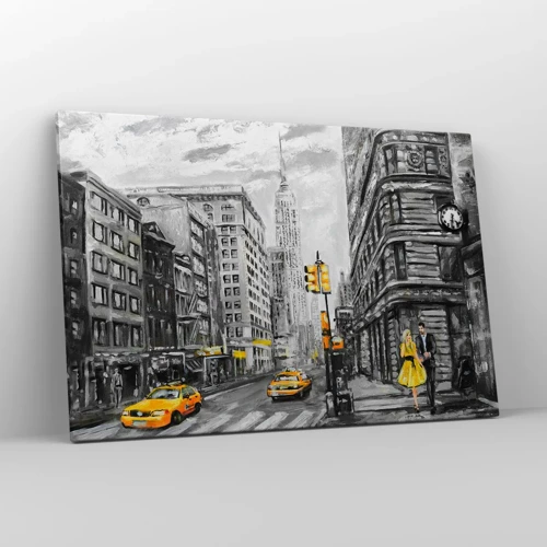 Schilderen op canvas - Een verhaal uit New York - 120x80 cm