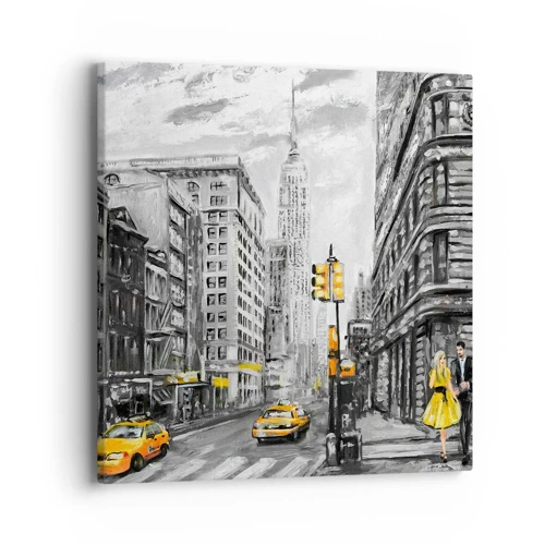 Schilderen op canvas - Een verhaal uit New York - 40x40 cm