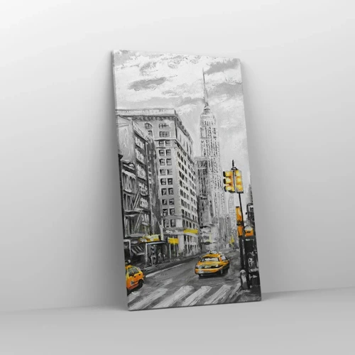 Schilderen op canvas - Een verhaal uit New York - 45x80 cm