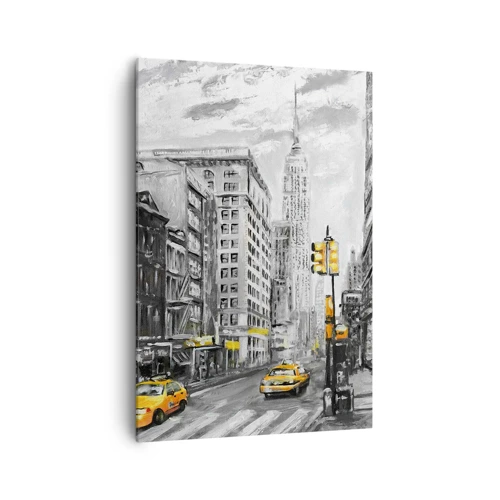 Schilderen op canvas - Een verhaal uit New York - 70x100 cm