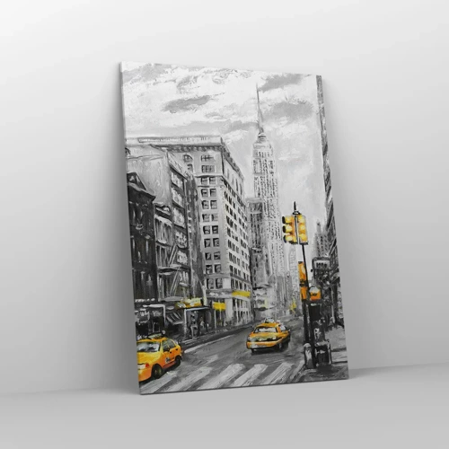 Schilderen op canvas - Een verhaal uit New York - 70x100 cm