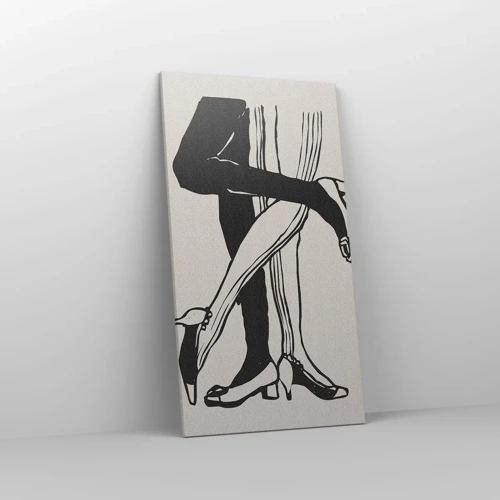 Schilderen op canvas - Een vrouwelijk attribuut - 55x100 cm