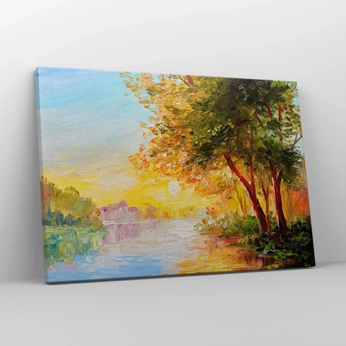 Schilderen op canvas - Et in Arcadia ego - 70x50 cm